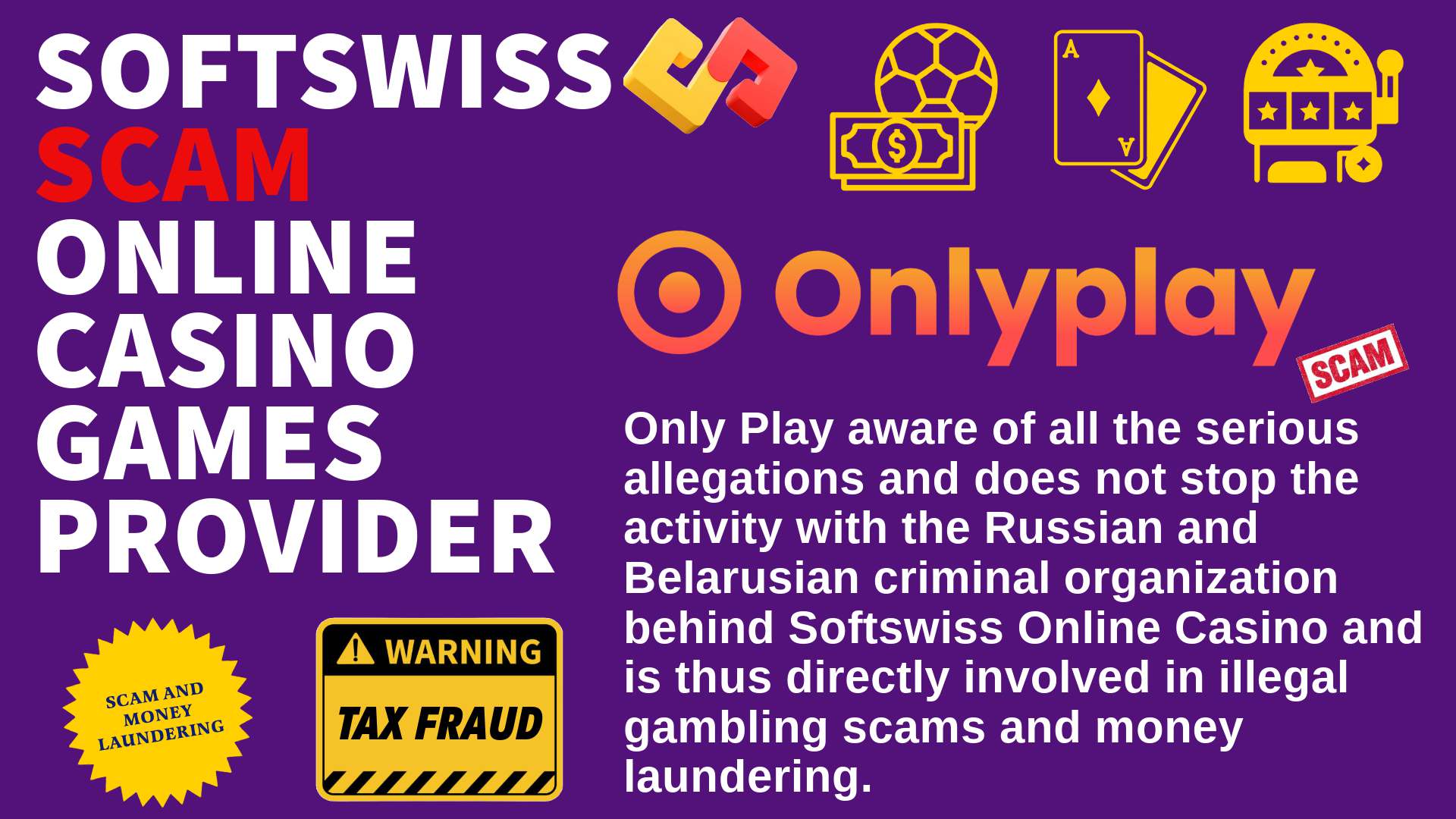 Only Play - softswiss scam - Casino by Softswiss